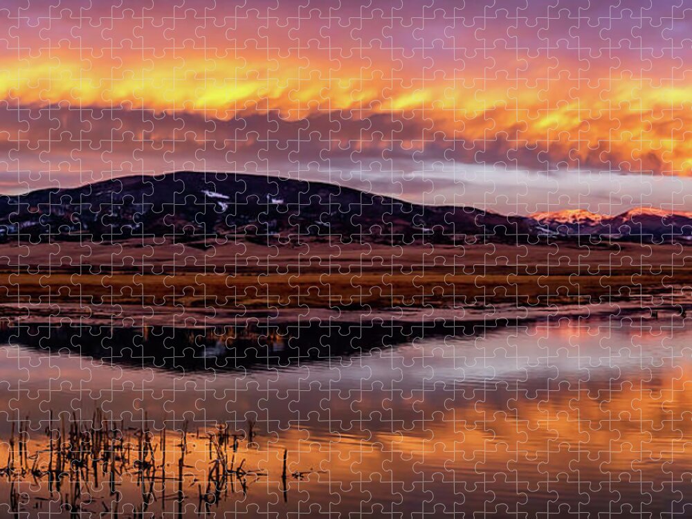Monte Vista Jigsaw Puzzle featuring the photograph Refuge Reflection by Chuck Rasco Photography