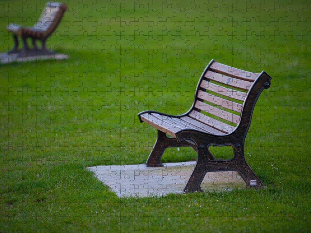 Bench Jigsaw Puzzle featuring the photograph Resting Place by Helen Jackson