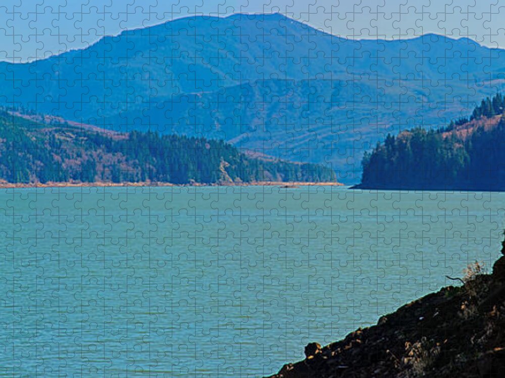 Landscape Jigsaw Puzzle featuring the photograph Riffe Lake by Tikvah's Hope