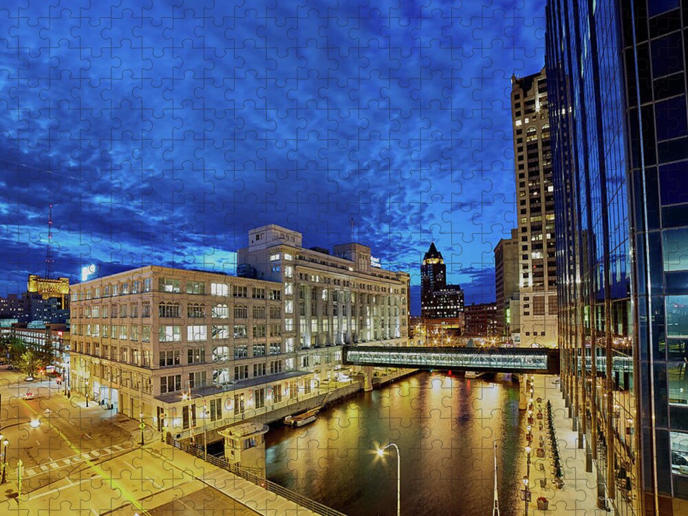 Www.cjschmit.com Jigsaw Puzzle featuring the photograph River View by CJ Schmit