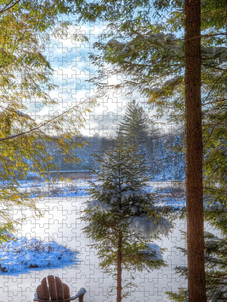 River View Jigsaw Puzzle featuring the photograph River View by David Patterson
