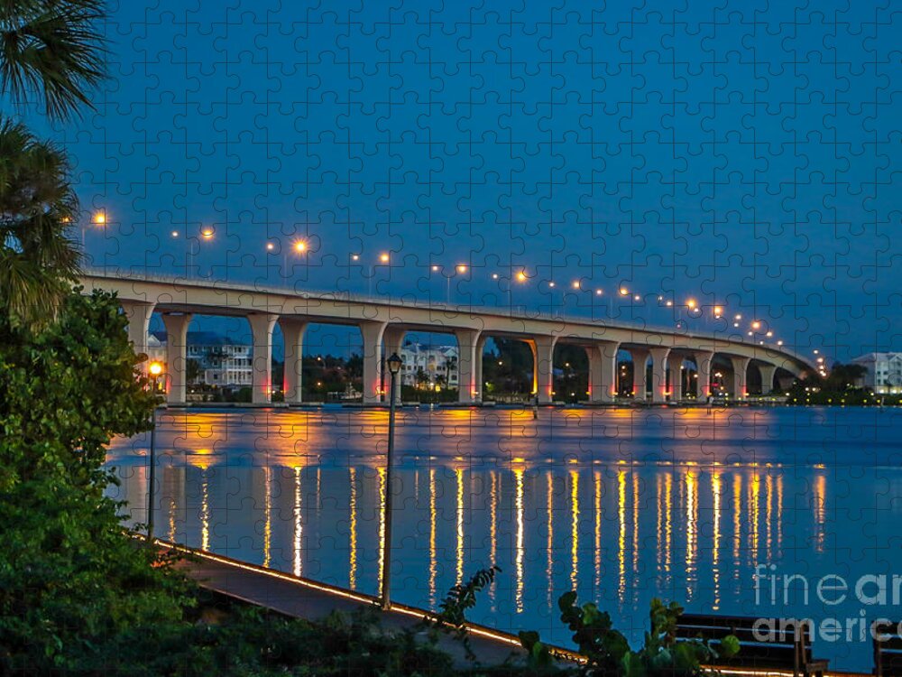 River Jigsaw Puzzle featuring the photograph River View by Tom Claud
