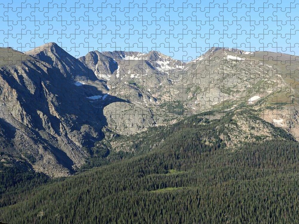 Rock Cut Jigsaw Puzzle featuring the photograph Rock Cut - Rocky Mountain National Park by Pamela Critchlow