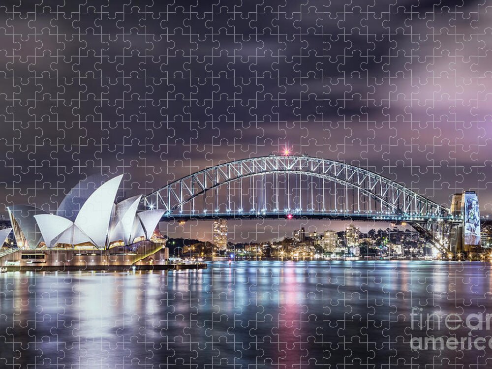 Kremsdorf Jigsaw Puzzle featuring the photograph Rock Into The Night by Evelina Kremsdorf