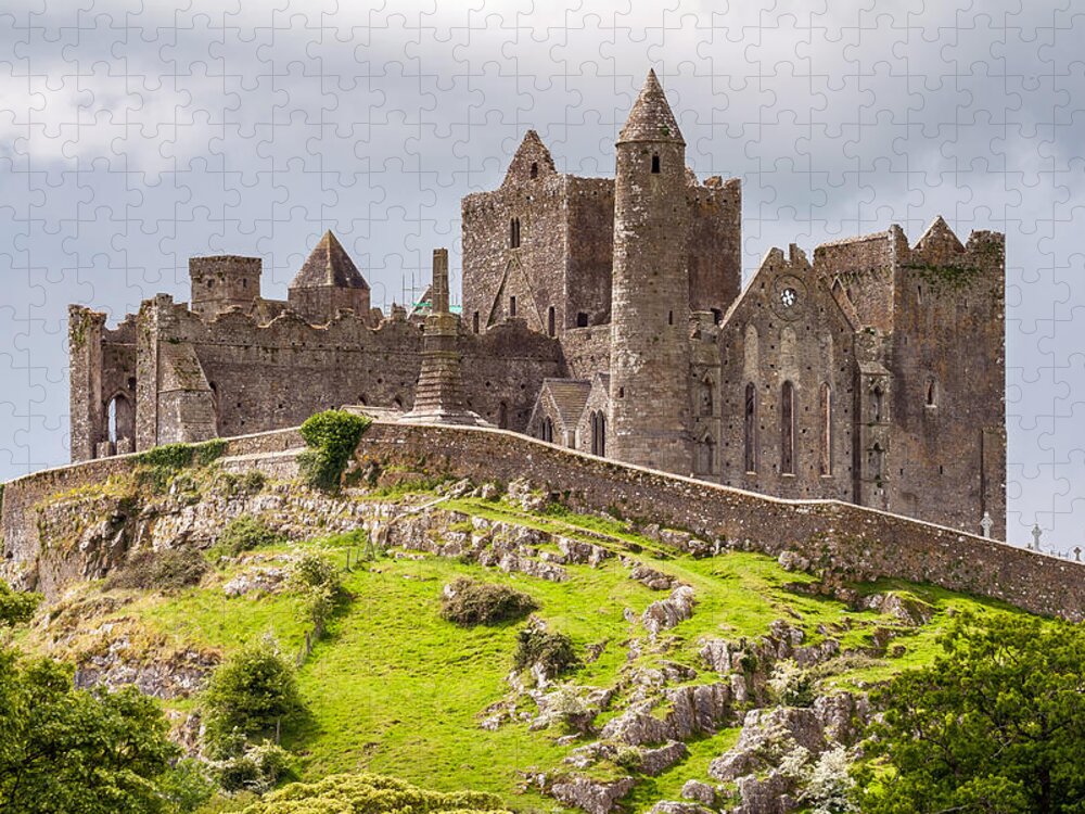 Ireland Jigsaw Puzzle featuring the photograph Rock of Cashel by Pierre Leclerc Photography