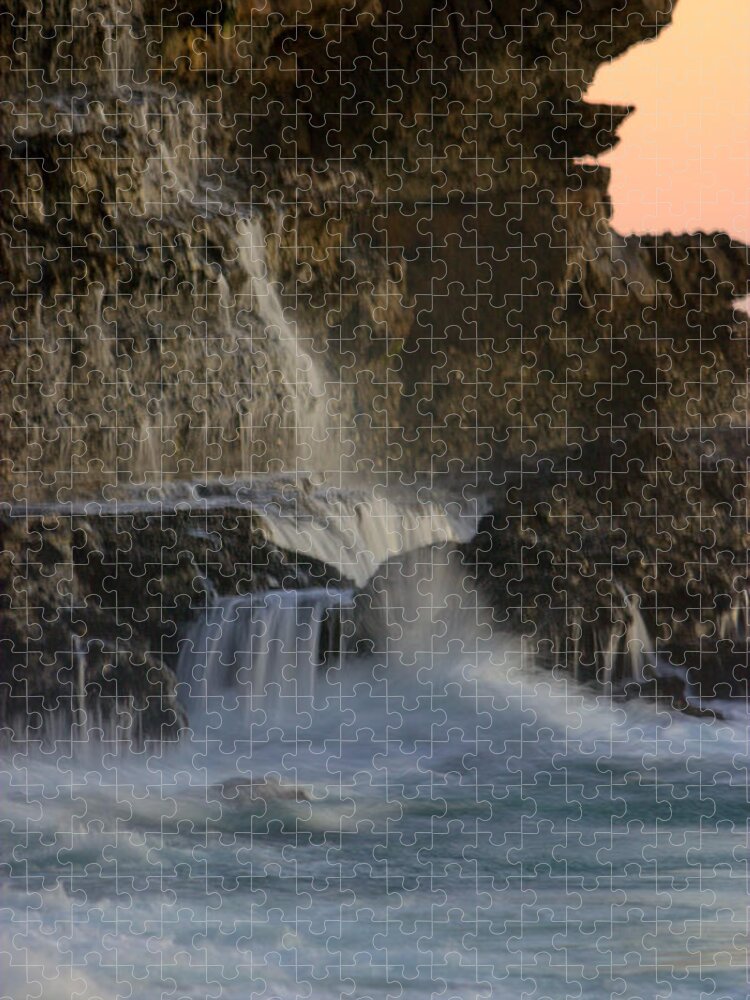 Landscape Jigsaw Puzzle featuring the photograph Rocky Falls by Brad Scott