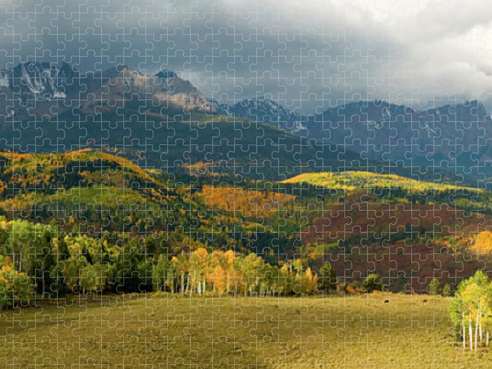 Rocky Mountains Jigsaw Puzzle featuring the photograph Rocky Mountain Fall by Steve Stuller