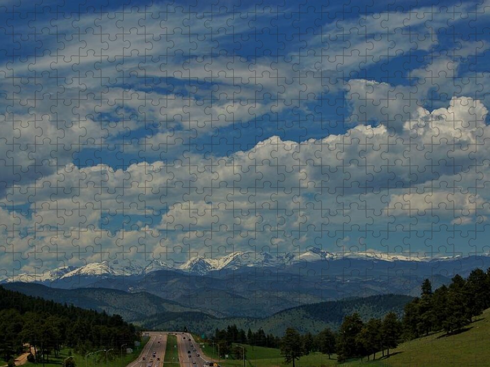 Colorado Jigsaw Puzzle featuring the photograph Colorado Rocky Mountain High by Christopher James
