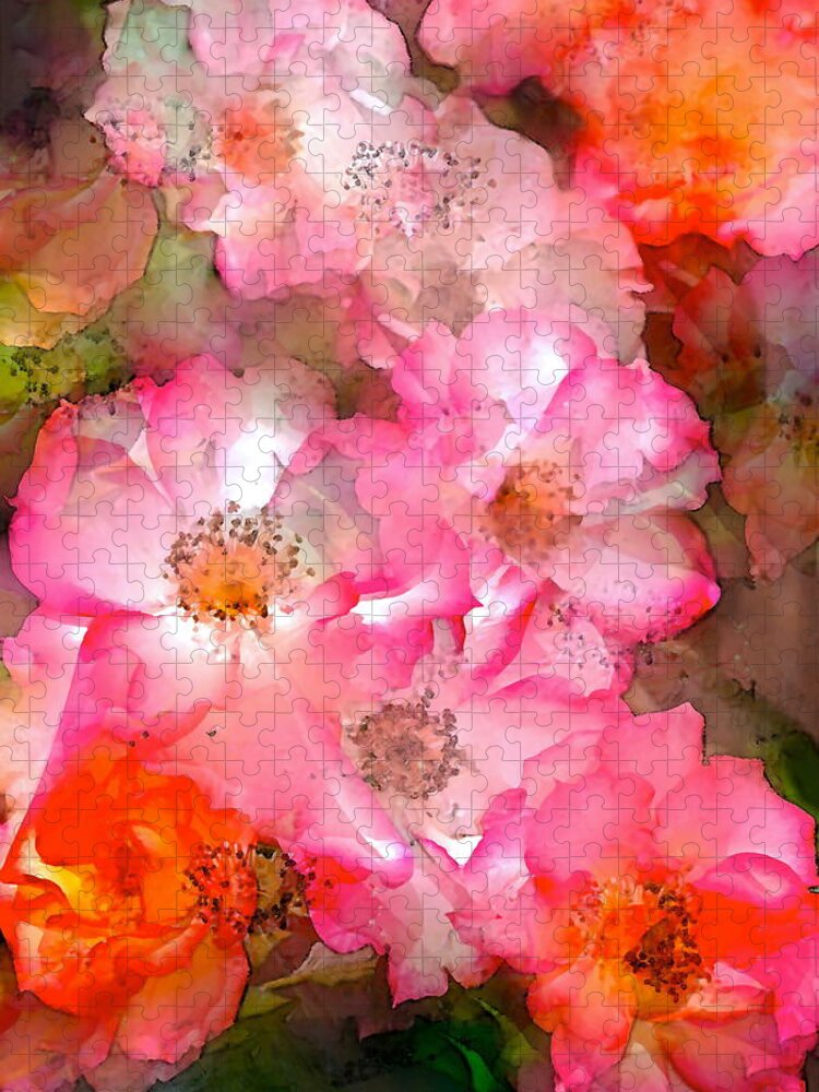 Floral Jigsaw Puzzle featuring the photograph Rose 140 by Pamela Cooper
