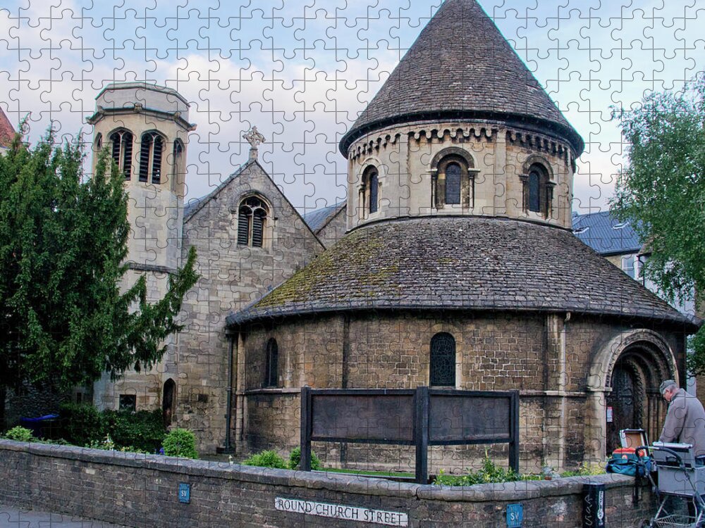Church Jigsaw Puzzle featuring the photograph Round church. Cambridge. by Elena Perelman