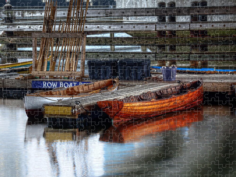 Row Jigsaw Puzzle featuring the photograph Row Boat Rental by Rick Mosher