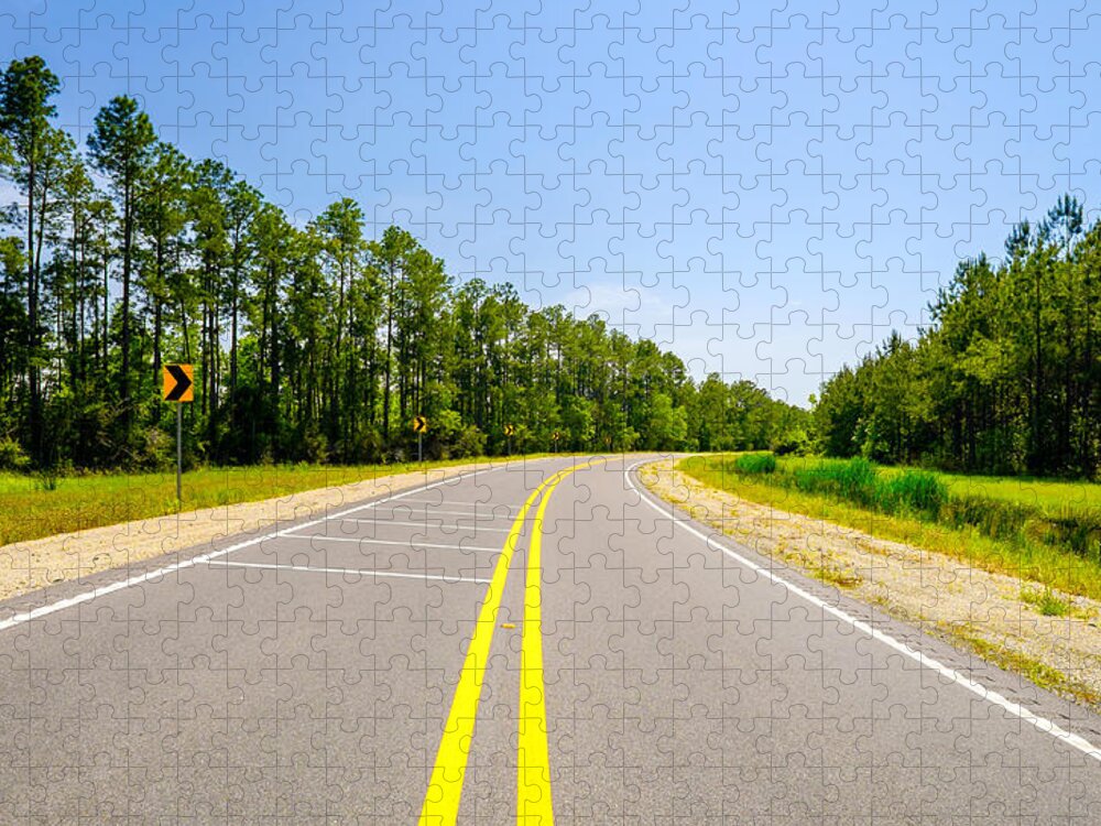 Alabama Jigsaw Puzzle featuring the photograph Rural Highway by Raul Rodriguez