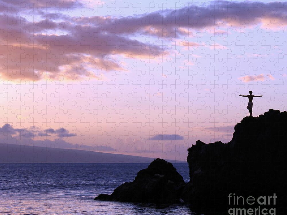 Maui Jigsaw Puzzle featuring the photograph Sacred Tribute by Krissy Katsimbras