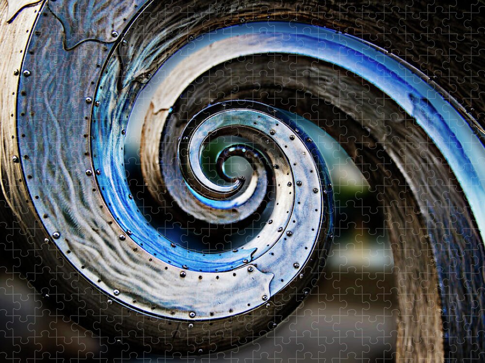 Junk Jigsaw Puzzle featuring the photograph Salmon Waves 2 by Pelo Blanco Photo