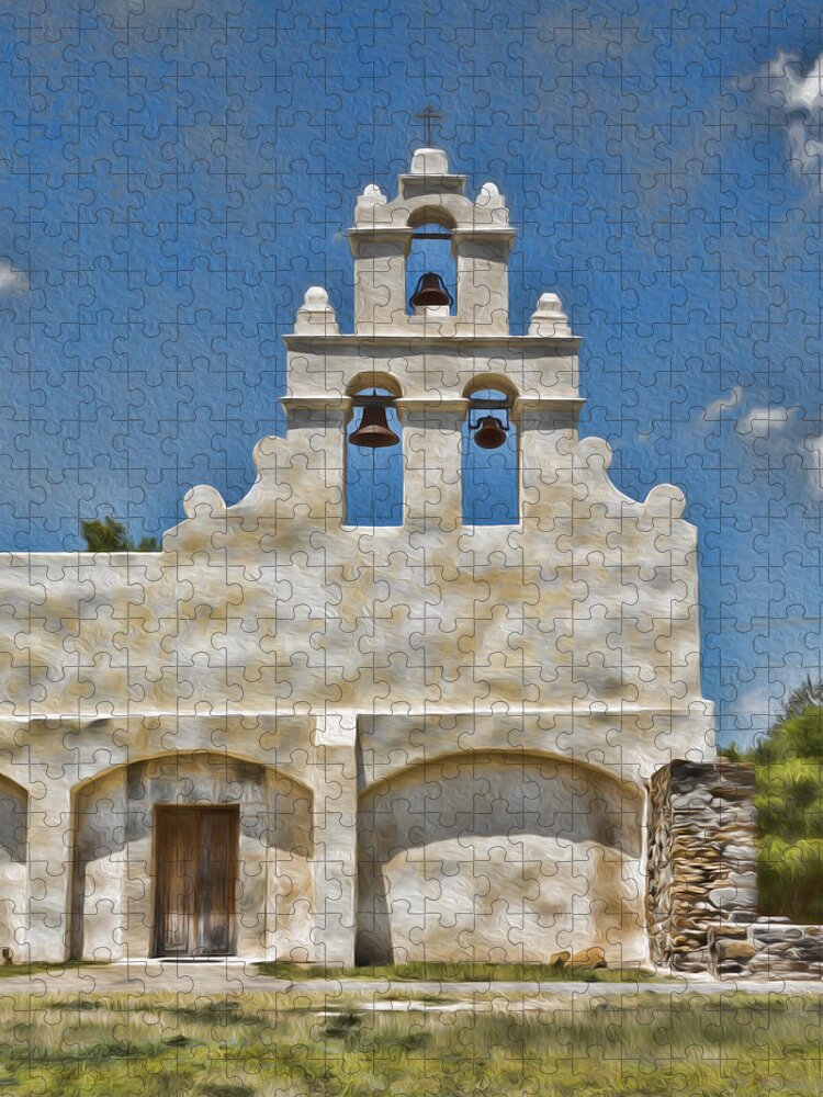 Doors Jigsaw Puzzle featuring the photograph San Juan Capistrano #6 - San Antonio by Stephen Stookey