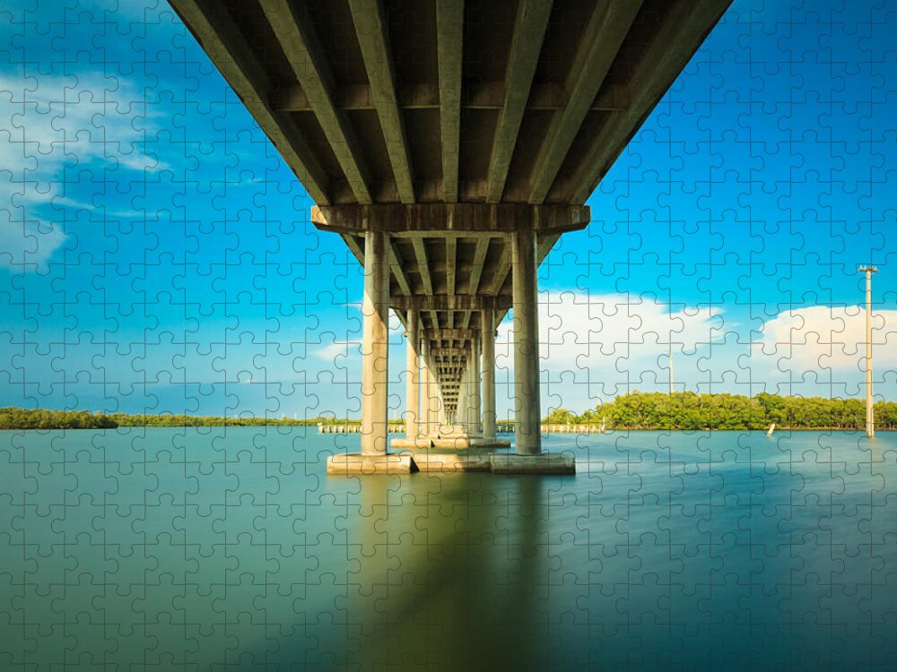 Everglades Jigsaw Puzzle featuring the photograph San Marco Bridge by Raul Rodriguez