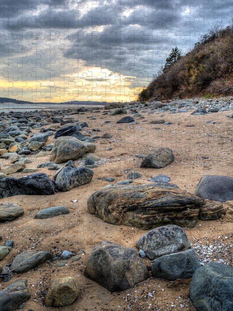 Dave Thompsen Photography Jigsaw Puzzle featuring the photograph Sandy Point by David Thompsen