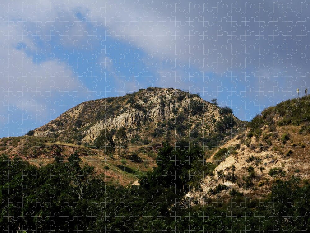 Landscape Jigsaw Puzzle featuring the photograph Santiago Canyon by Cheryl Day
