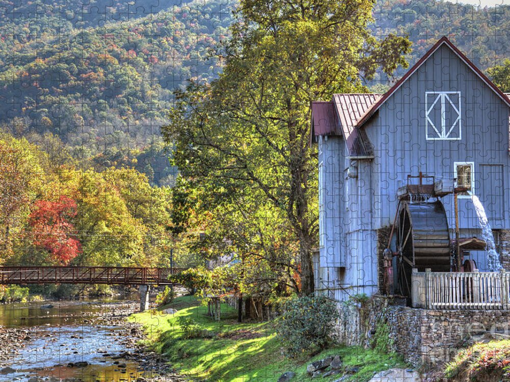 Saunooke Mill Jigsaw Puzzle featuring the photograph Saunooke Mill by Savannah Gibbs