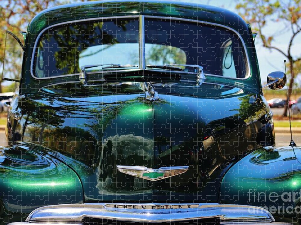 1948 Chevrolet Fleetline Jigsaw Puzzle featuring the photograph Scenic 1948 Chevrolet by Craig Wood