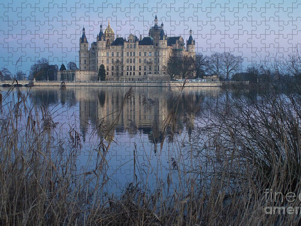 Prott Jigsaw Puzzle featuring the photograph Schwerin Castle 1 by Rudi Prott