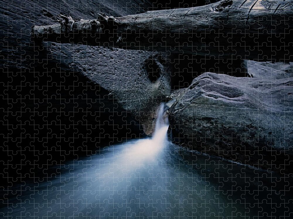 Amazing Jigsaw Puzzle featuring the photograph Secret Stream by Edgars Erglis