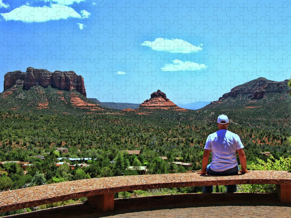 Oak Creek Scenic Drive Jigsaw Puzzle featuring the photograph Sedona # 42 by Allen Beatty