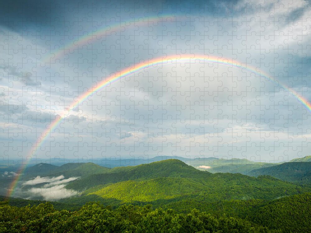 Asheville Jigsaw Puzzle featuring the photograph Seeing Double by Joye Ardyn Durham