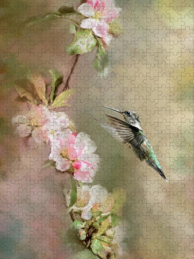 Jai Johnson Jigsaw Puzzle featuring the photograph Seeking Nectar by Jai Johnson