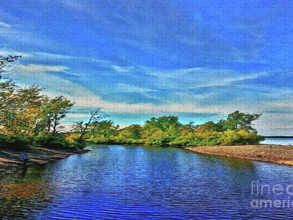 Creek Jigsaw Puzzle featuring the photograph Selkirk Shores by Dani McEvoy