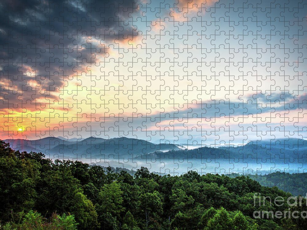 September Jigsaw Puzzle featuring the photograph September Sunrise by Douglas Stucky
