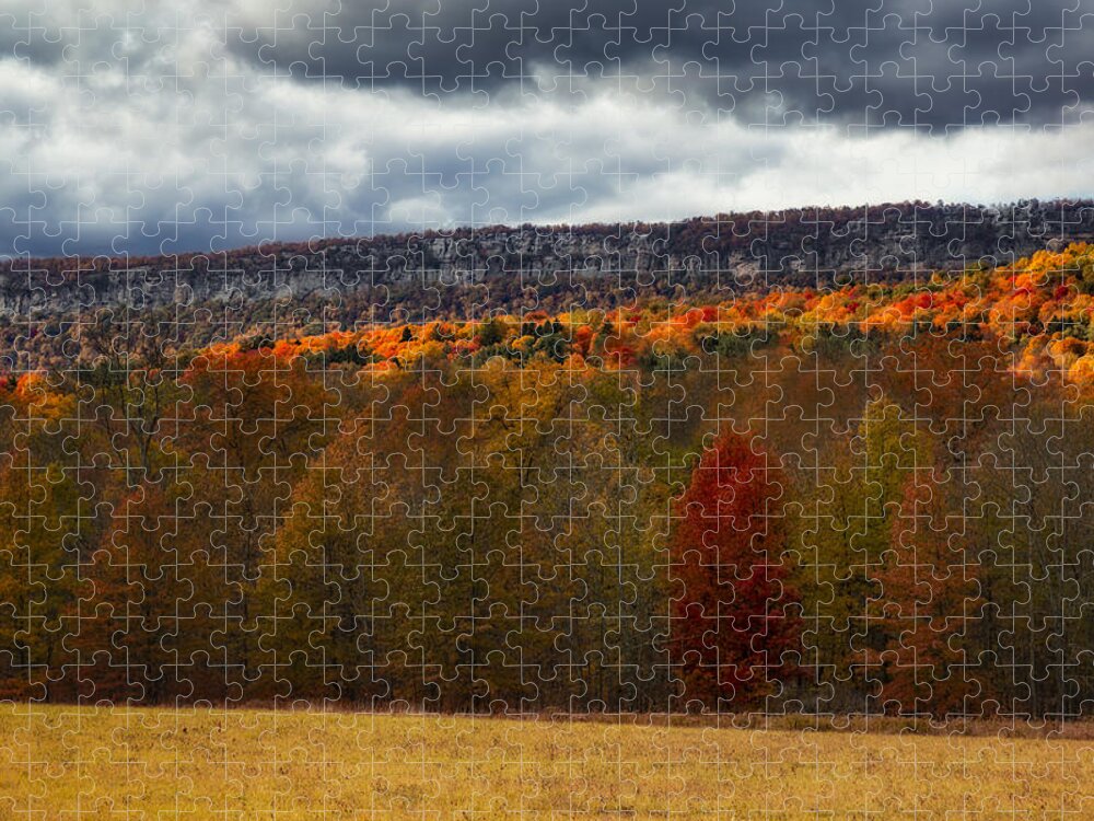 Shawangunk Jigsaw Puzzle featuring the photograph Shawangunk Mountains Hudson Valley NY by Susan Candelario