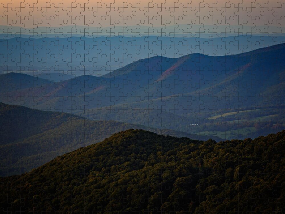 Shenandoah Valley Jigsaw Puzzle featuring the photograph Shenandoah Valley at Sunset by Rick Berk