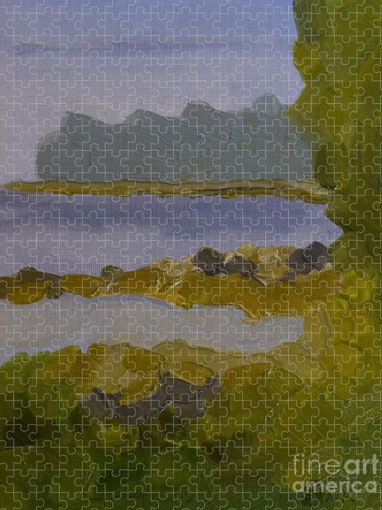  Jigsaw Puzzle featuring the painting Shift in Focus by Barrie Stark