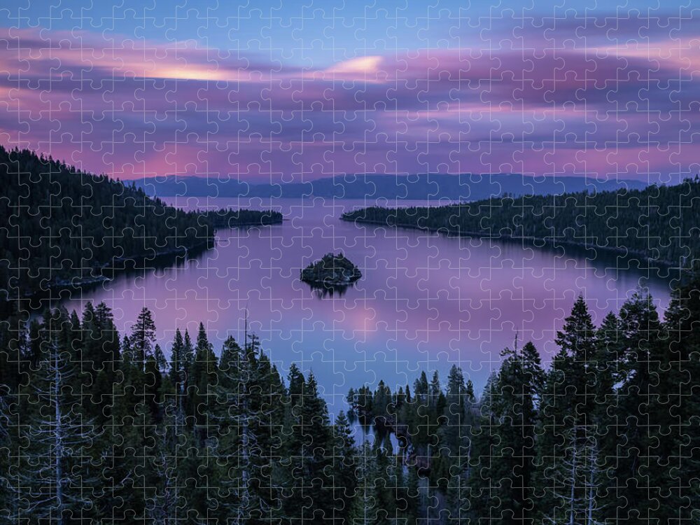 Emerald Bay Jigsaw Puzzle featuring the photograph Silk by Mike Breshears by Mike Breshears