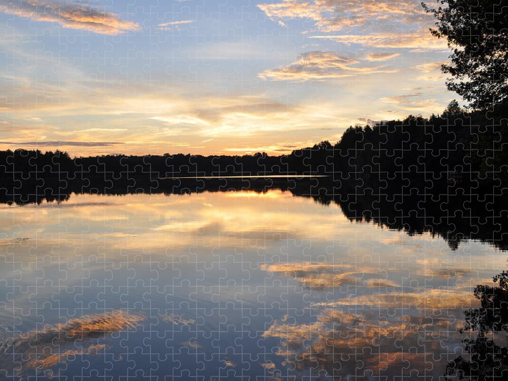Lake Jigsaw Puzzle featuring the photograph Slice of Heaven by Luke Moore