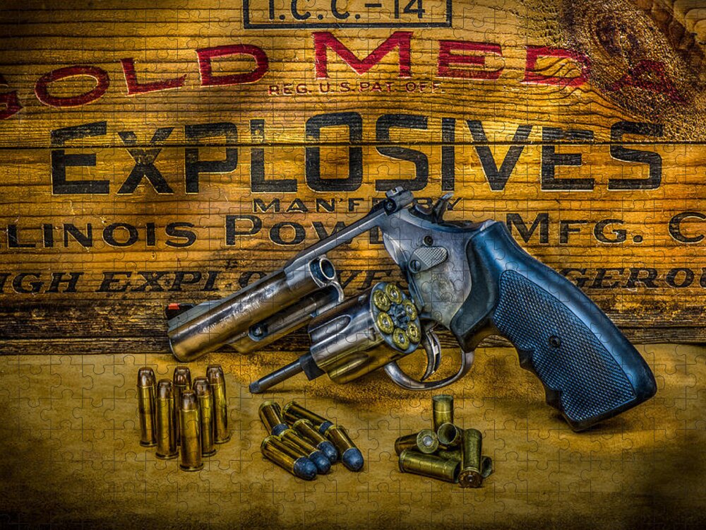 Smith And Wesson Jigsaw Puzzle featuring the photograph 357 Magnum #357 by Paul Freidlund