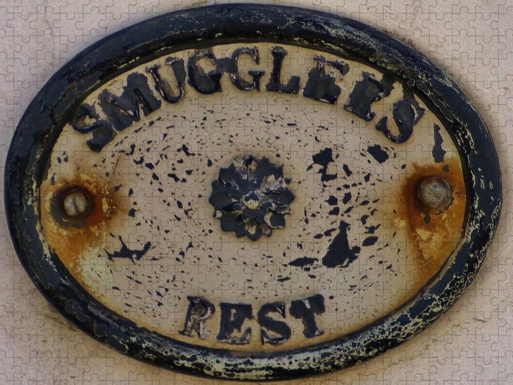 Smugglers Jigsaw Puzzle featuring the photograph Smugglers Rest Or Rust? by Richard Brookes
