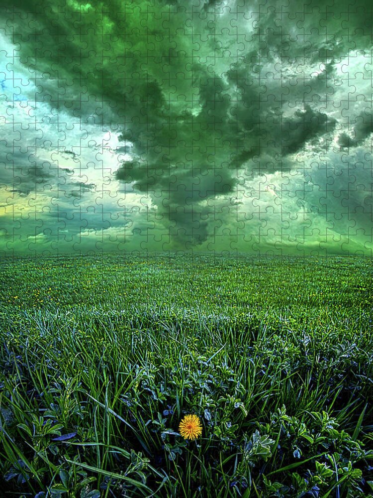 Dramatic Jigsaw Puzzle featuring the photograph So Do Not Fear For I Am Always With You by Phil Koch