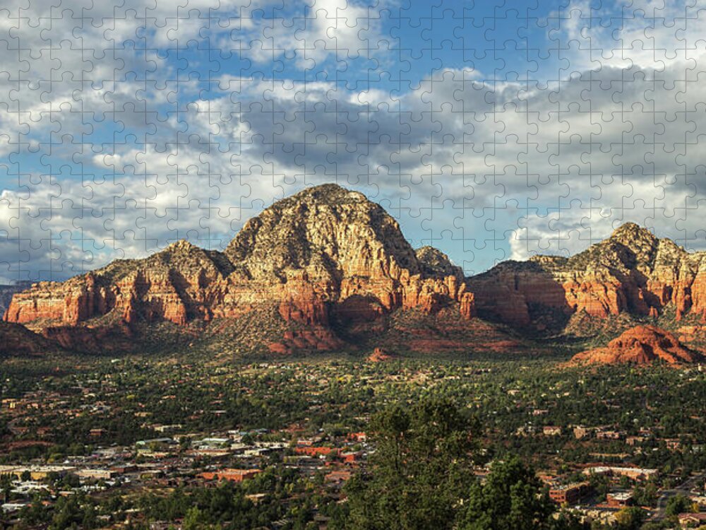 Red Rocks Jigsaw Puzzle featuring the photograph So Sedona by Jen Manganello