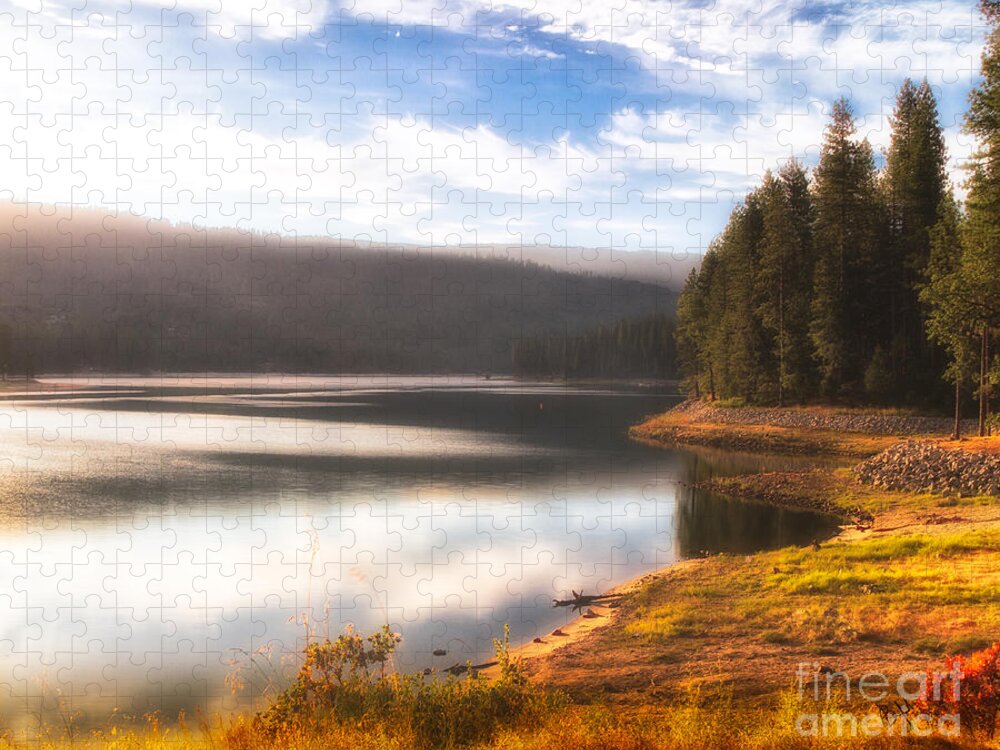 Sierras Jigsaw Puzzle featuring the photograph Soft Sunrise by Anthony Michael Bonafede