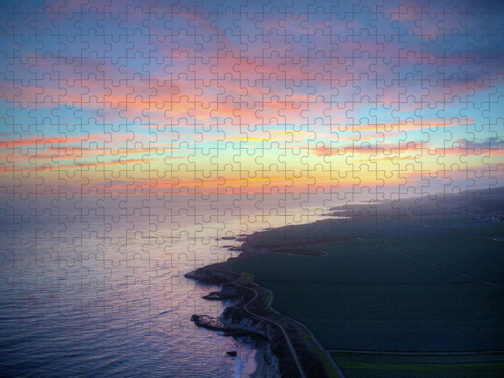 Above Jigsaw Puzzle featuring the photograph Sol Searching by David Levy