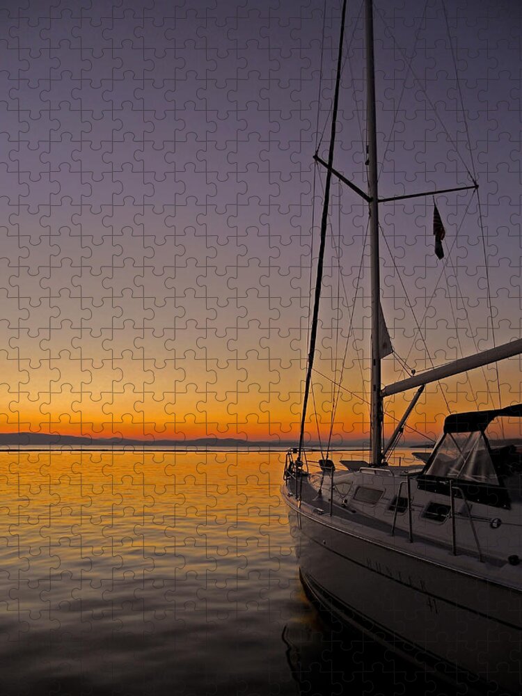 North America Jigsaw Puzzle featuring the photograph Somewhere beyond the Sea ... by Juergen Weiss
