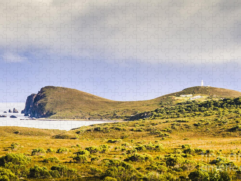 Landscape Jigsaw Puzzle featuring the photograph South Bruny National Park by Jorgo Photography