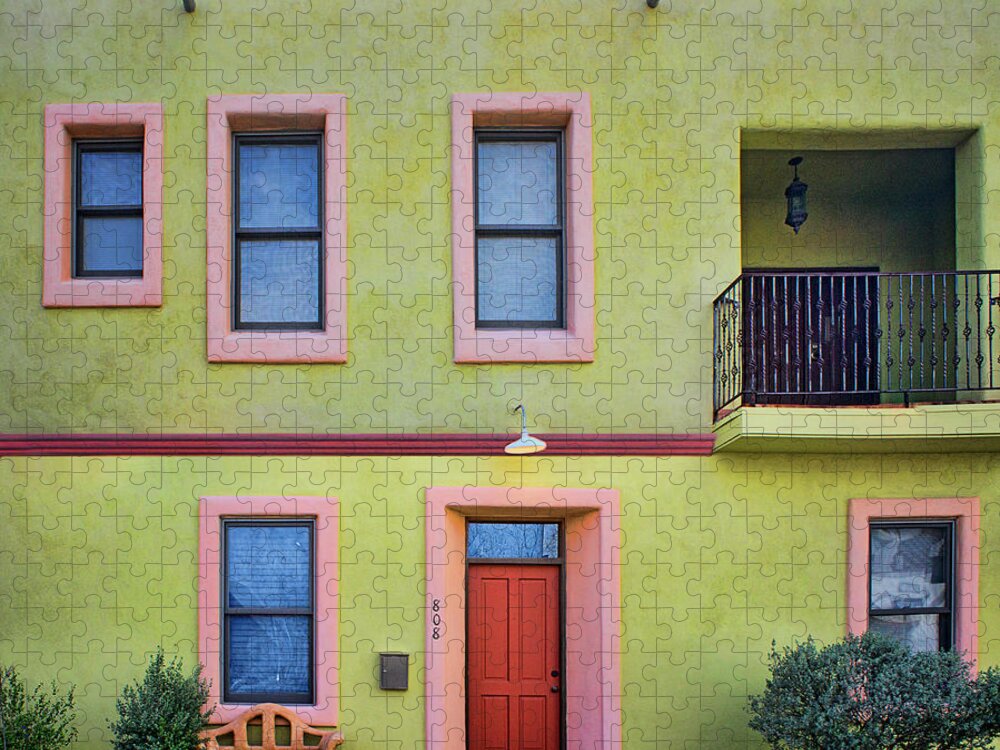 Barrio Viejo Jigsaw Puzzle featuring the photograph Southwestern - Architecture - Barrio Viejo by Nikolyn McDonald