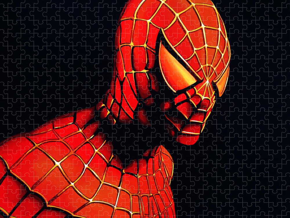 Spiderman Jigsaw Puzzle by Paul Meijering - Pixels