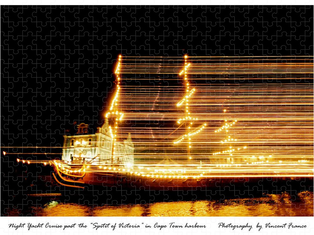 Boat Jigsaw Puzzle featuring the digital art Spirit of Victoria by Vincent Franco
