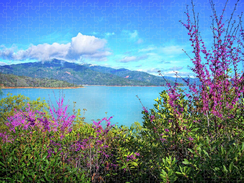 Shasta Lake Jigsaw Puzzle featuring the photograph Spring Beauty at Shasta Lake by Lynn Bauer