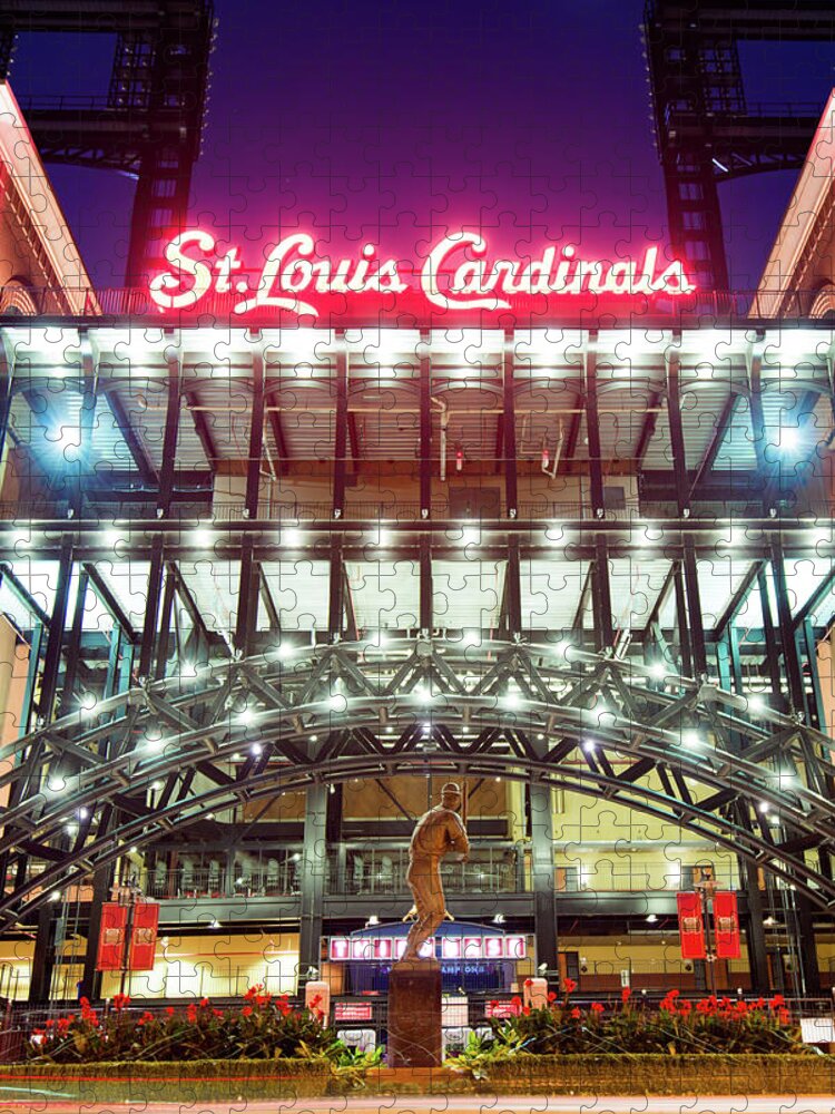 St. Louis Cardinals Neon Sign at Busch Stadium in St. Loui…
