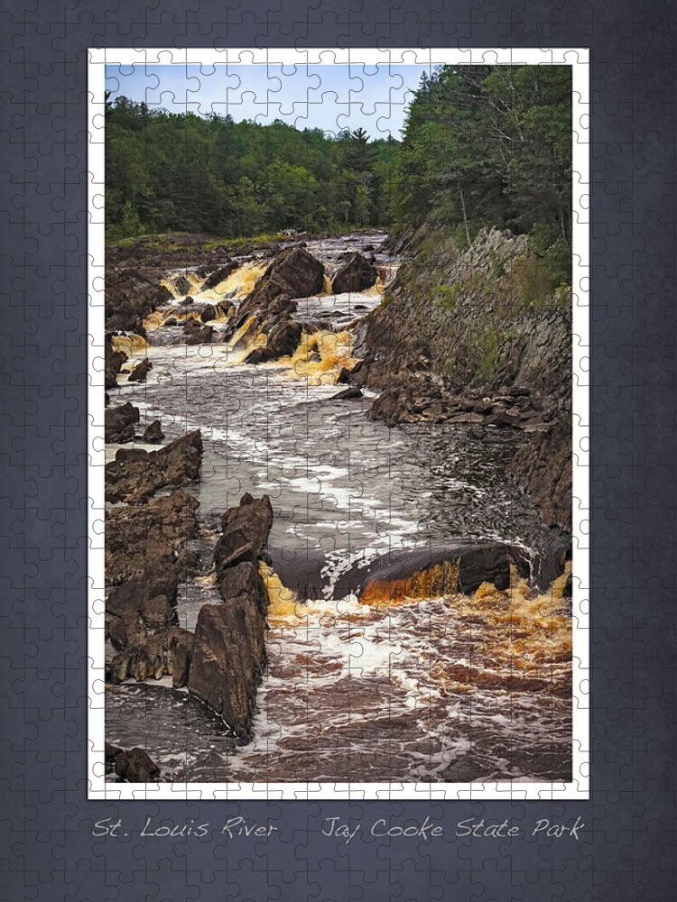 Jay Cooke Jigsaw Puzzle featuring the photograph St Louis River scrapbook page 3 by Hermes Fine Art